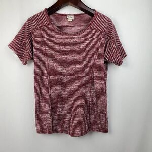 Daytrip Size Small Red Stripe SS Top